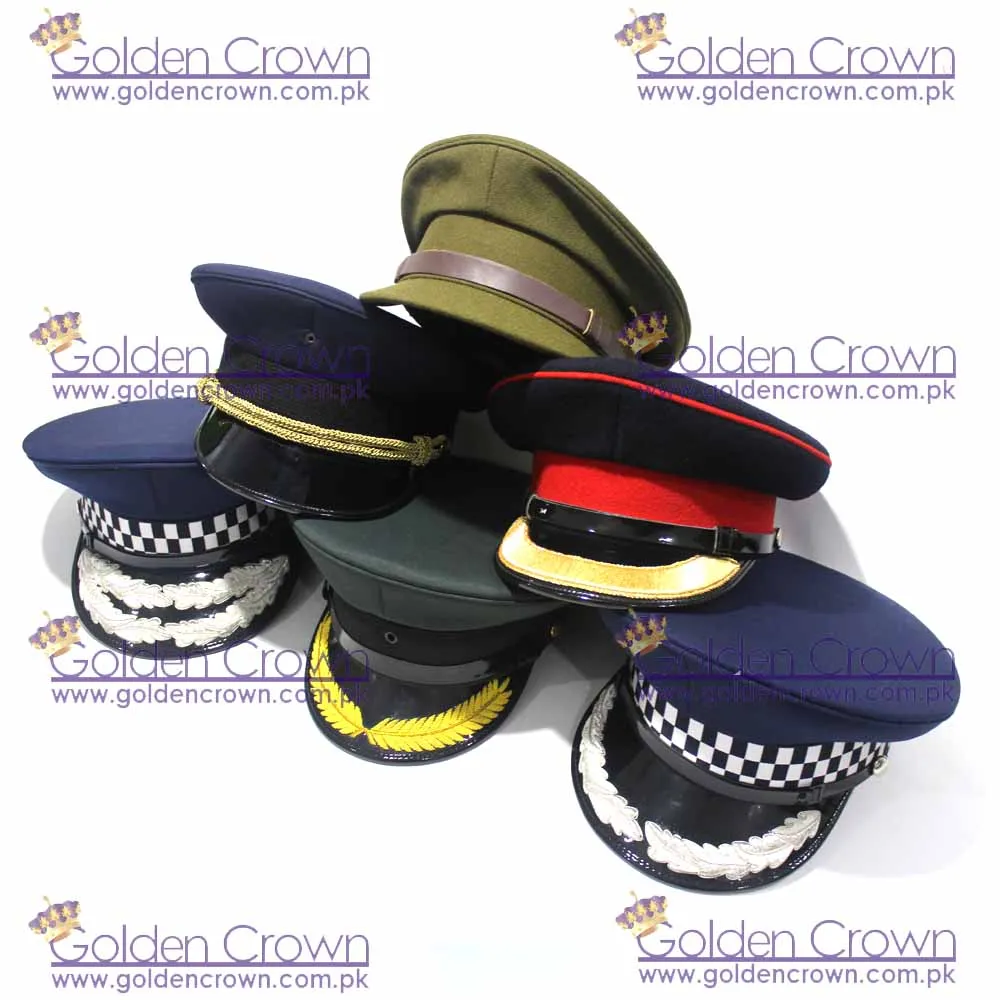 High Quality officer Uniform Peak Cap Suppliers And Manufacturer / Wholesale peak cap supplier