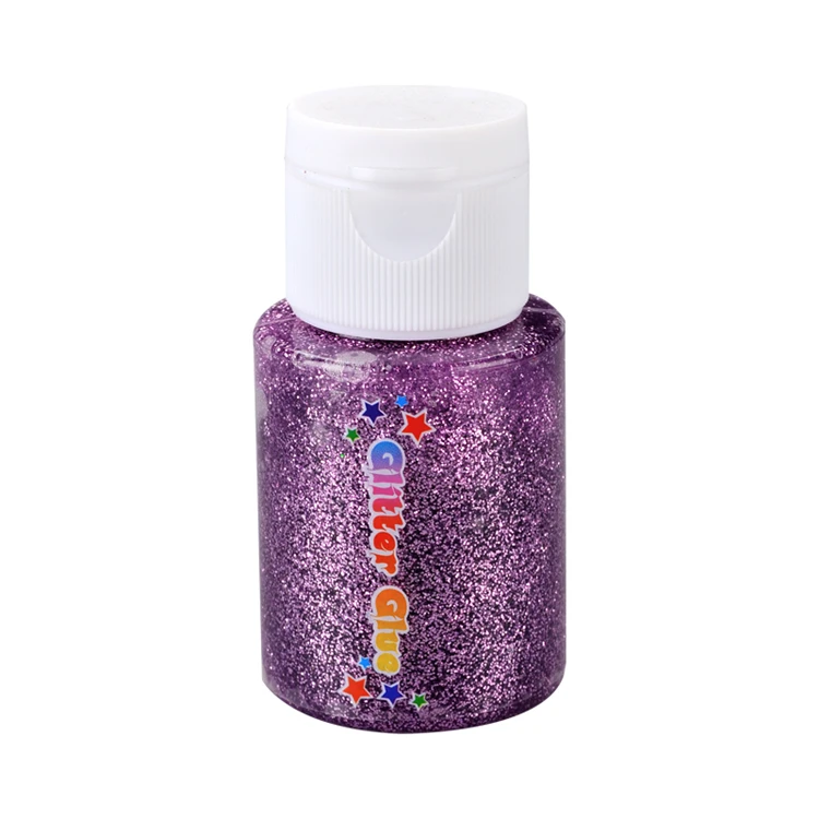 Good quality cheap custom design slime glitter glue adhesive glitter glue