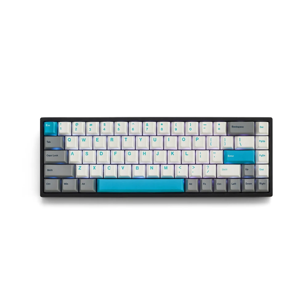 
2021 factory wholesale Wired Keyboard 68 Keys PBT Keycaps For Mechanical Gaming Keyboard Laptop PC 4.3 