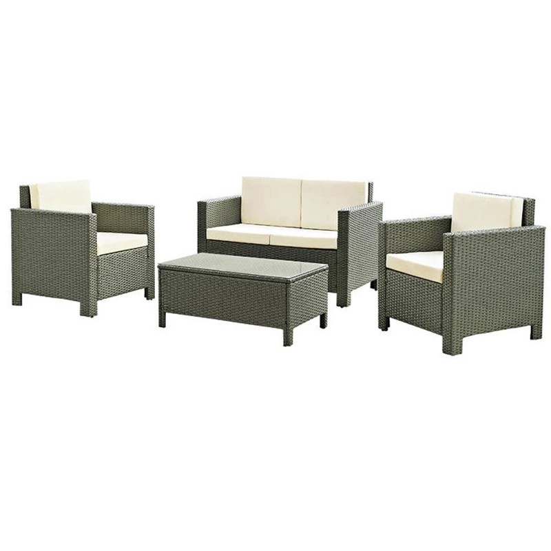 new Industrial style rectangular rattan sofa from supplier