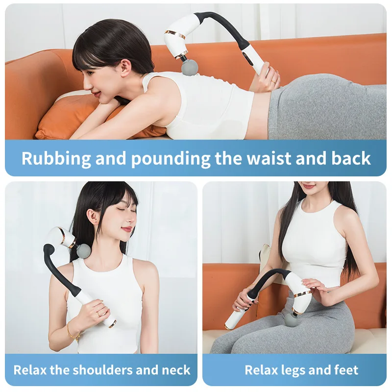 Relax Massage Gun Imported Shoulder, Back, Neck, Foot And Sole Massage Cone Muscle Massage Stick