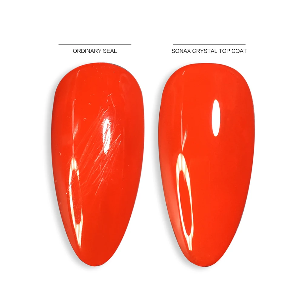 Private label sparkle top coat no stain nail art fashion girls professional uv led gel nail polish