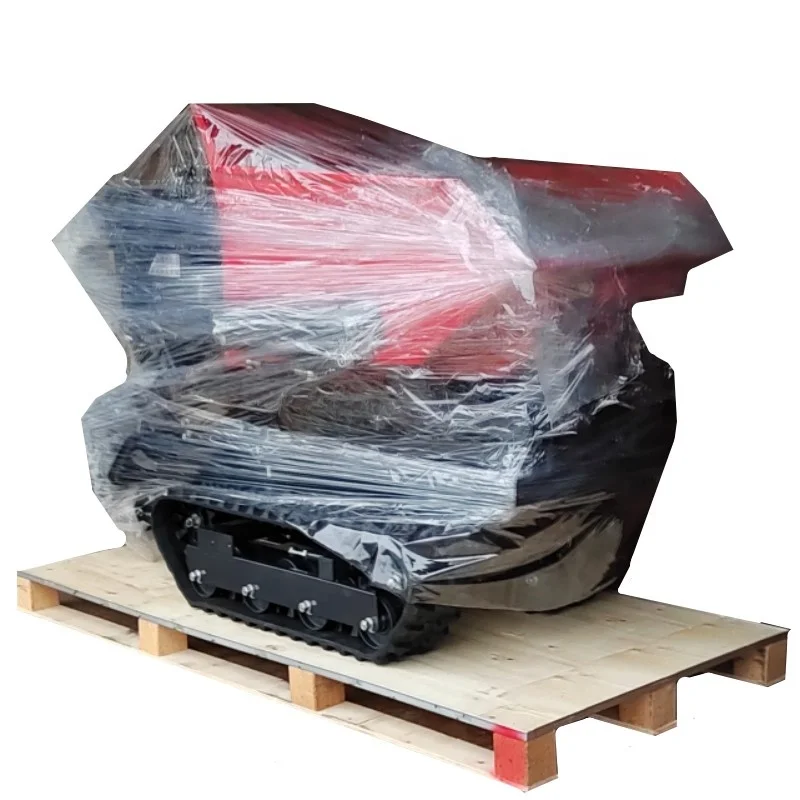 CE Approved 500Kg Load Capacity Gasoline Engine Power Rubber Track Agriculture Mini Dumper