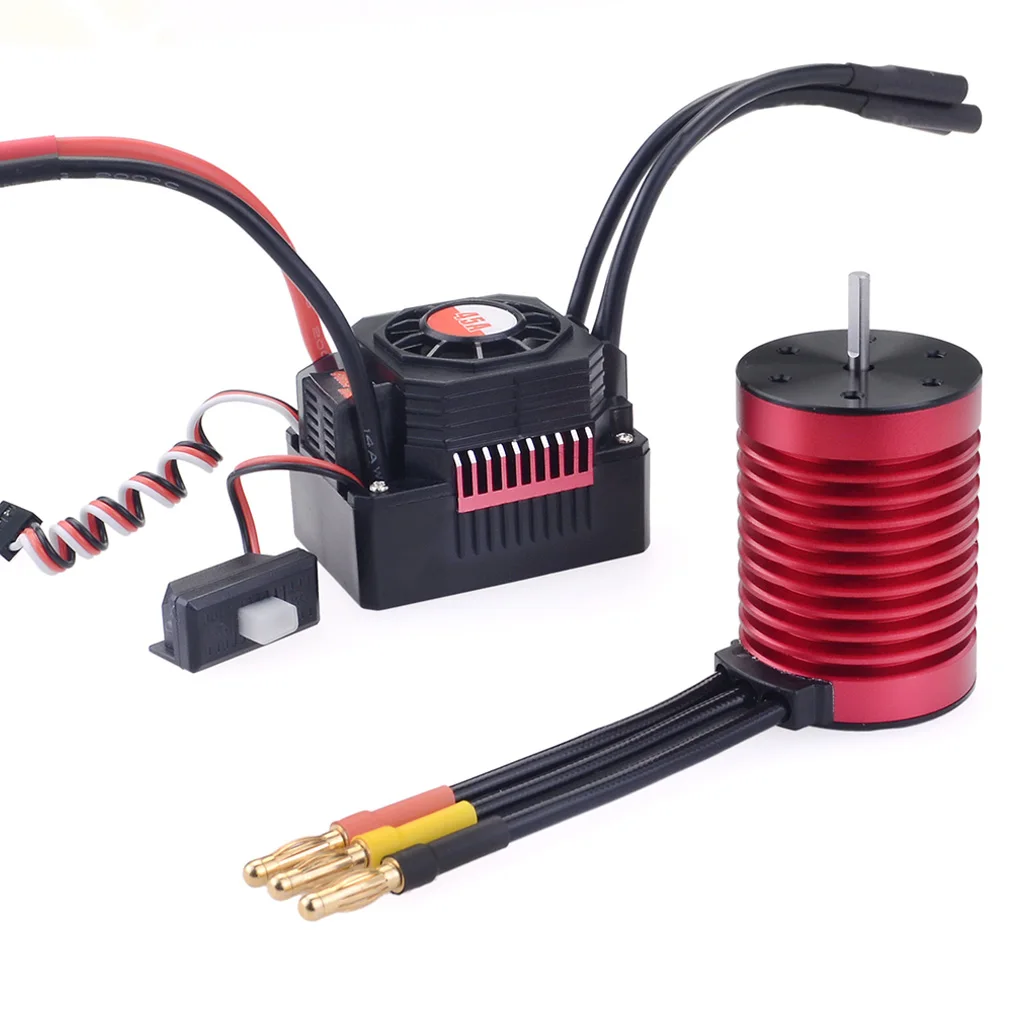 SURPASS HOBBY Waterproof Rc car motor 12V F540  brushless motor w/45A ESC combo set for 1/10th on road Buggy car
