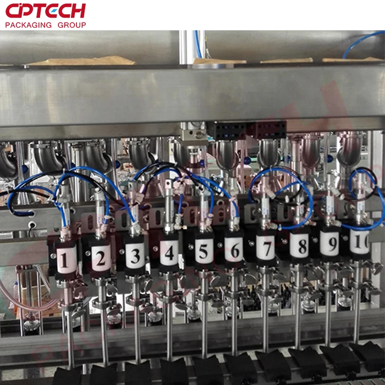 Automatic Tomato Coconut Endible Olive Oil Juice Jam Sauce Bottle Jar Washing Filling Machine