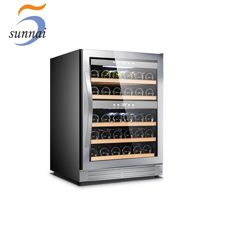 Sunnai Smart Compressor Refrigerated Wine Cooler Cellar Cabinet