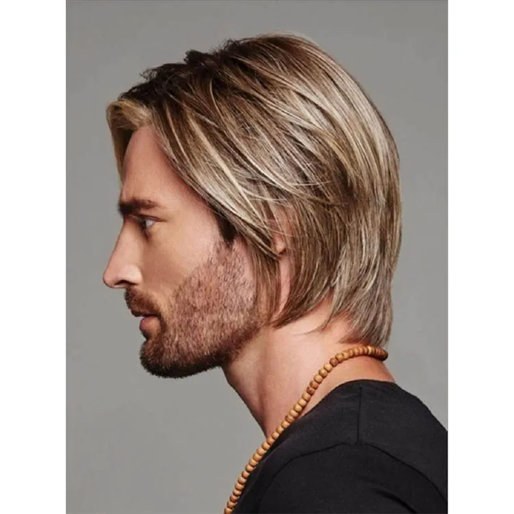 Classical Popular Fashion Personality Men Dreadlock Wig Pixie Wigs Synthetic Mens Wig Short