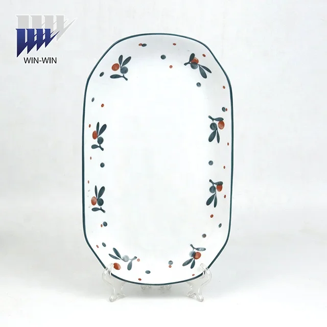 Flower design pad printing customized logo Eco-Friendly porcelain dinner set for hot selling european luxury dinnerware sets