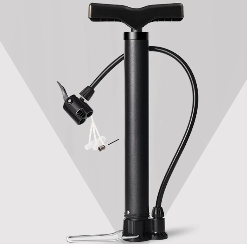 wholesale very cheap price Mountain Bicycle black  pump portable mini high-pressure  basketball toy inflator