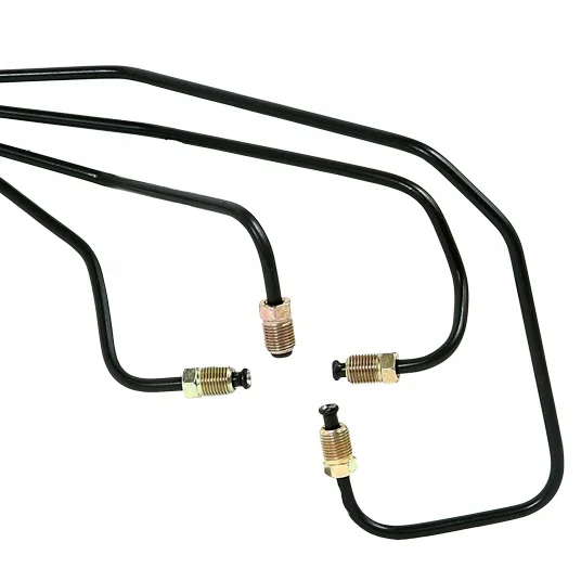 copper coated double wall steel tube for automotive brake system