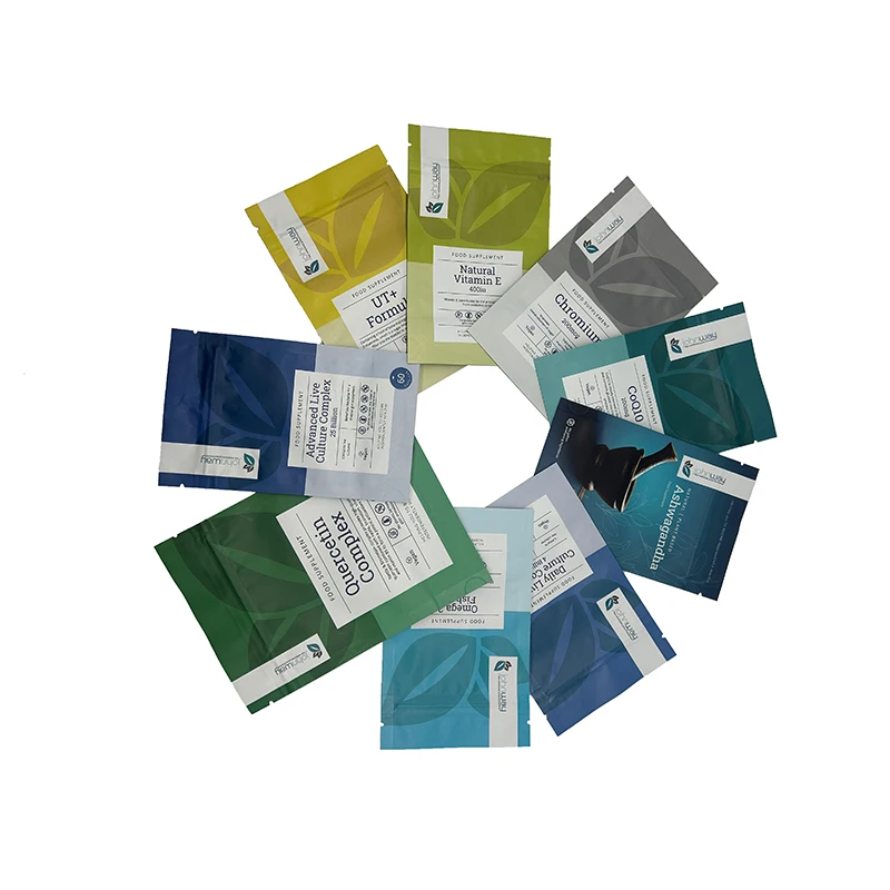 Custom Mylar Bags 1 Gallon with Label Sticker Oxygen Absorbers, Mylar Stand Up Bag for Food Storage, 1/2/5 Gallon Mylar bags