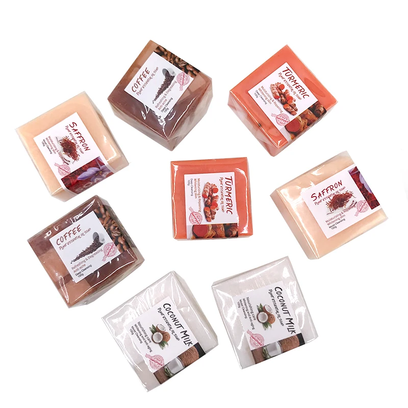 OEM Wholesale Organic Cold Pressed Soap Hotel Oil Soaps Deep Cleaning Skin Care Whitening Handmade Soap Bar