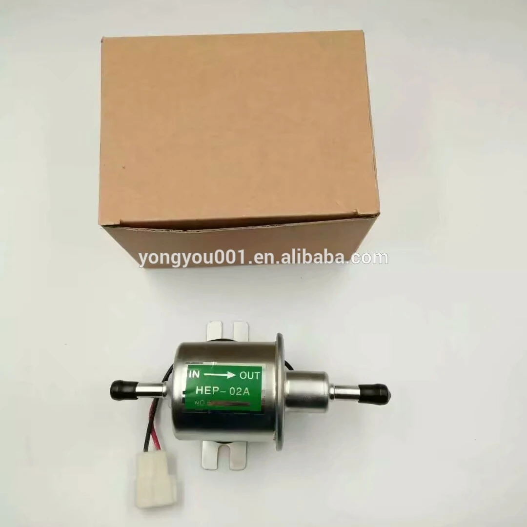 
Electric Fuel Pump For Car Carburetor Motorcycle ATV Low Pressure Bolt Fixing Wire Diesel Petrol HEP-02A Electric Fuel Pump 