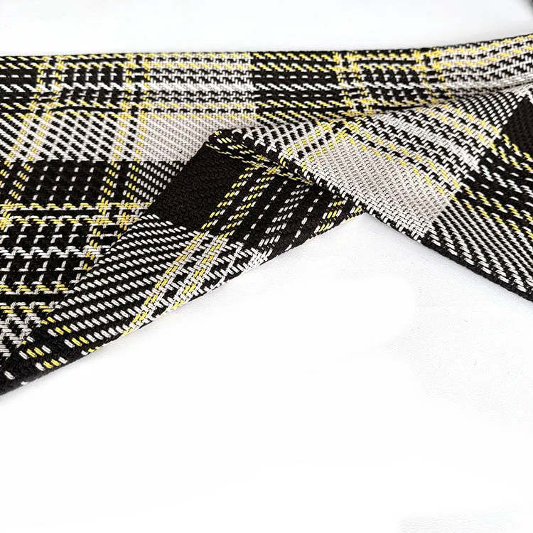 School uniform material fabric red checkered yarn dyed check plaid tartan fabric for school uniforms