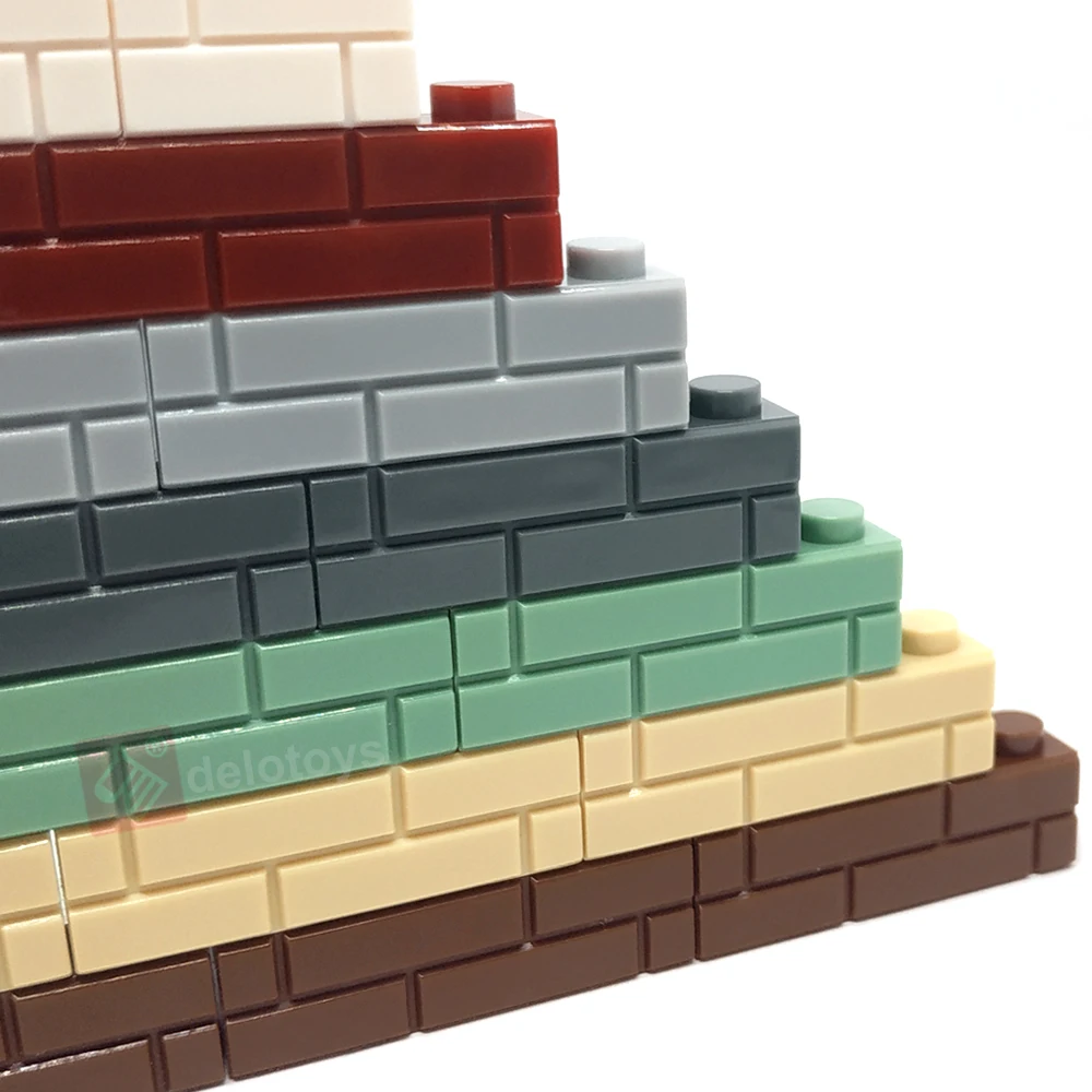 DIY bulk building blocks plastic wall bricks 1x4 Dots Professional OEM order accessory  BRICK 1*4 SINGLE (15533)