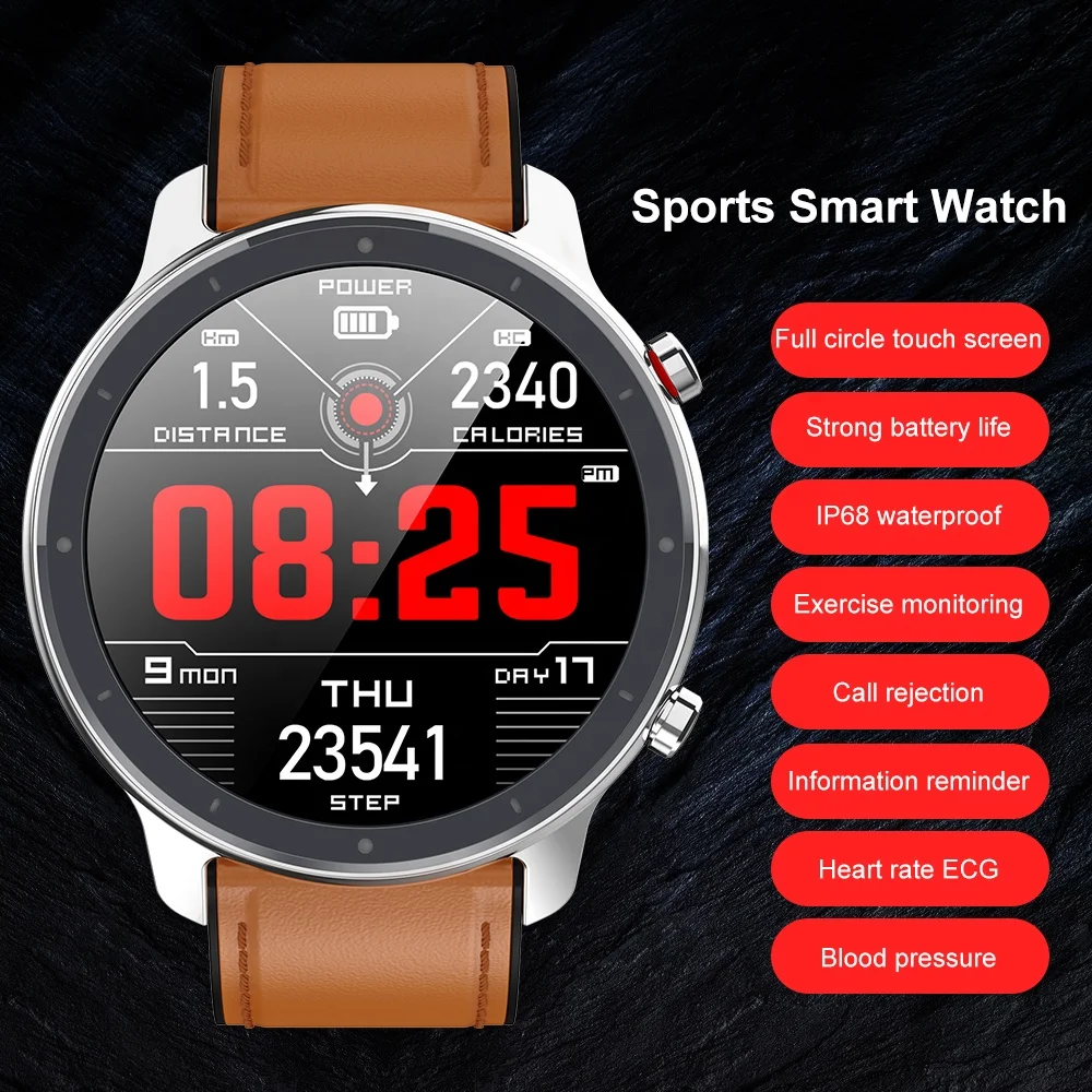 New smart watch L11  for men  women wrist heart rate monitor blood pressure blood oxygen