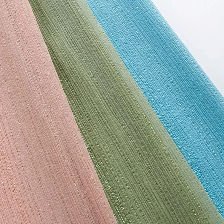 2021 Топ 10 полезный китайский производитель шифоновая ткань с металлическими полосками