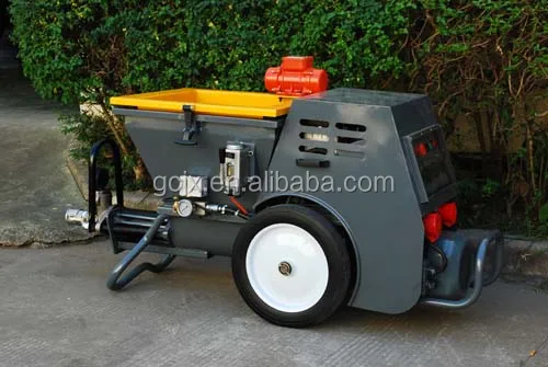 spray plastering machine for building ceiling with gypsum cement mortar lime putty