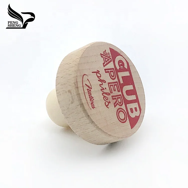 
Customized High polymer cork wooden caps synthetic cork stoppers wholesale 