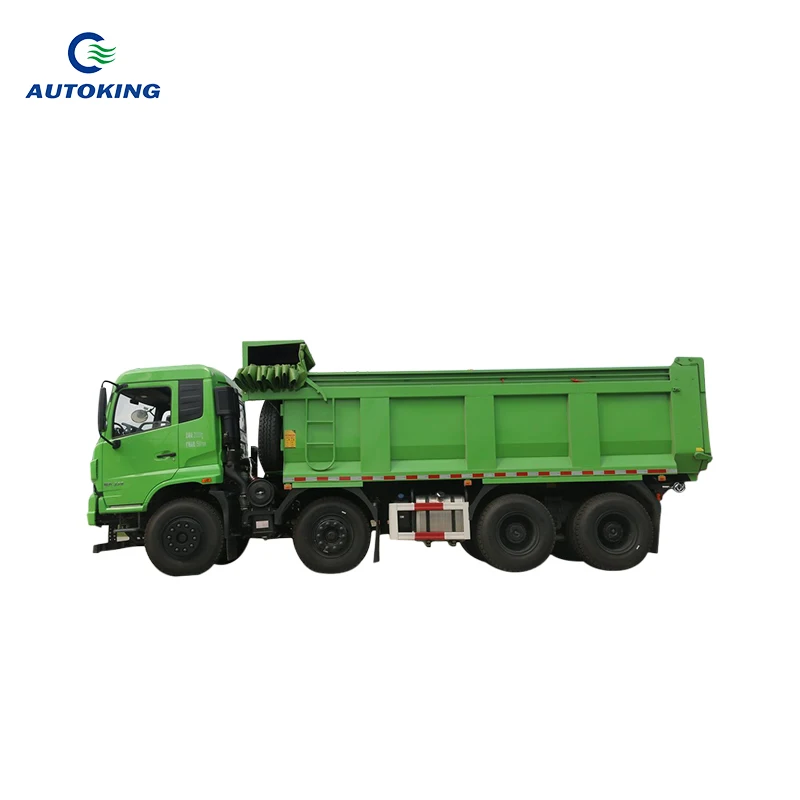 Грузовики Подержанные Dongfeng самосвал 8x4 12 колес 336 371HP 40T 50T грузовые самосвалы для продажи