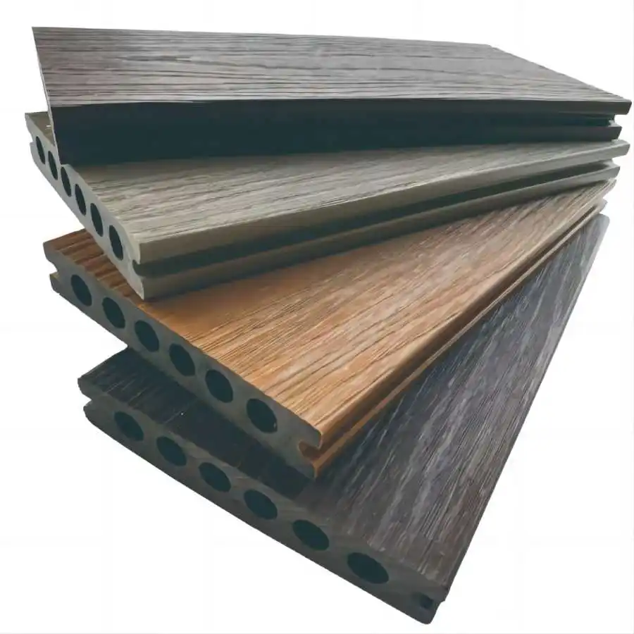 Co extruded Waterproof Wpc Decking Terrace Flooring Wpc Panel