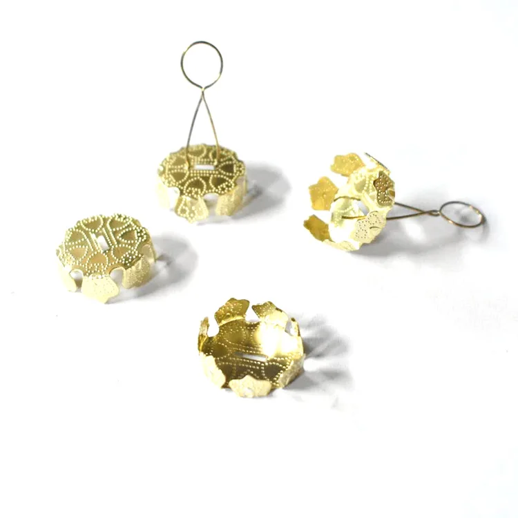 
Metal Cover of Christmas ball Christmas tree Accessories glass ball plastic ball hanging ornaments aluminum iron material lid 