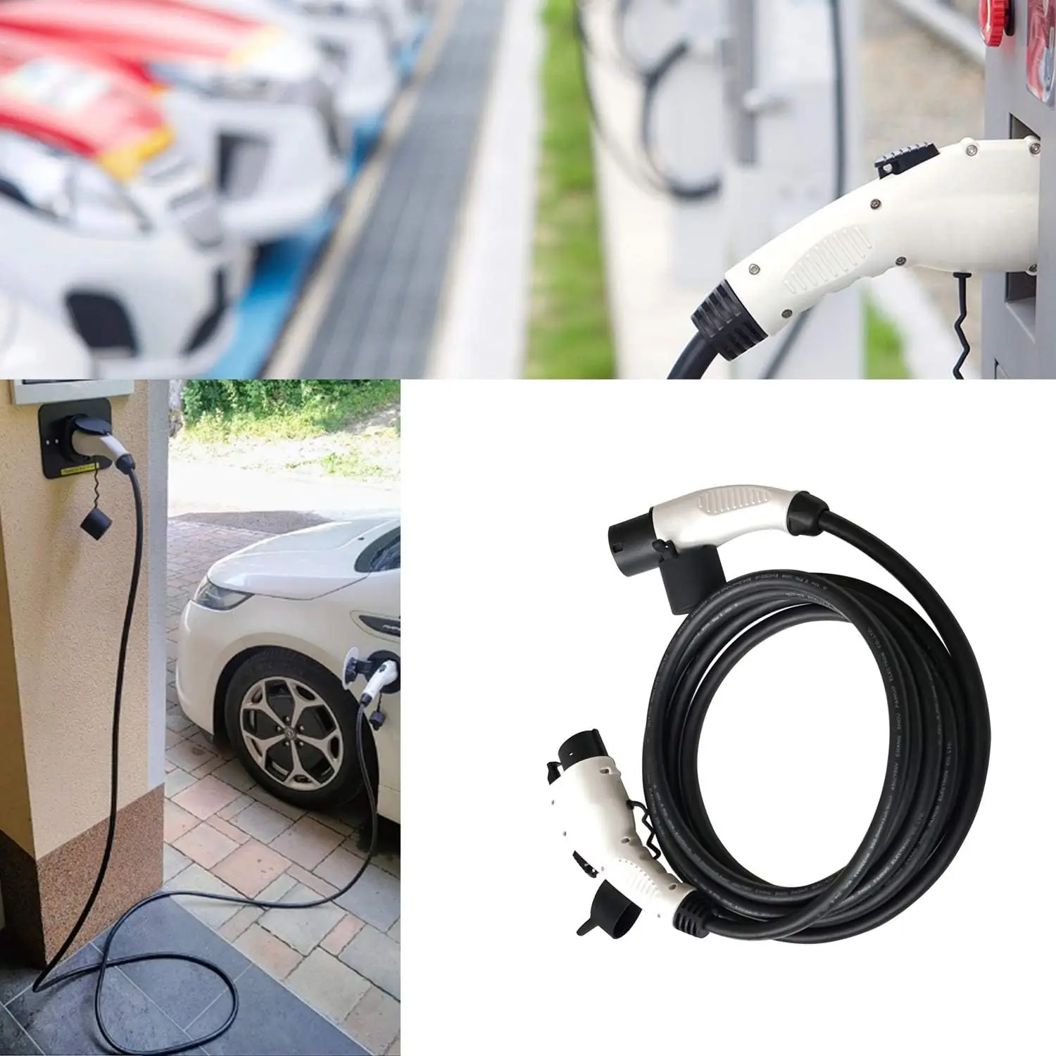 EV Charging Cable Type 1 To Type 2 32A Electric Vehicle Charger Cable Car Charge Type1 To Type2 EV Connector 5 M cable