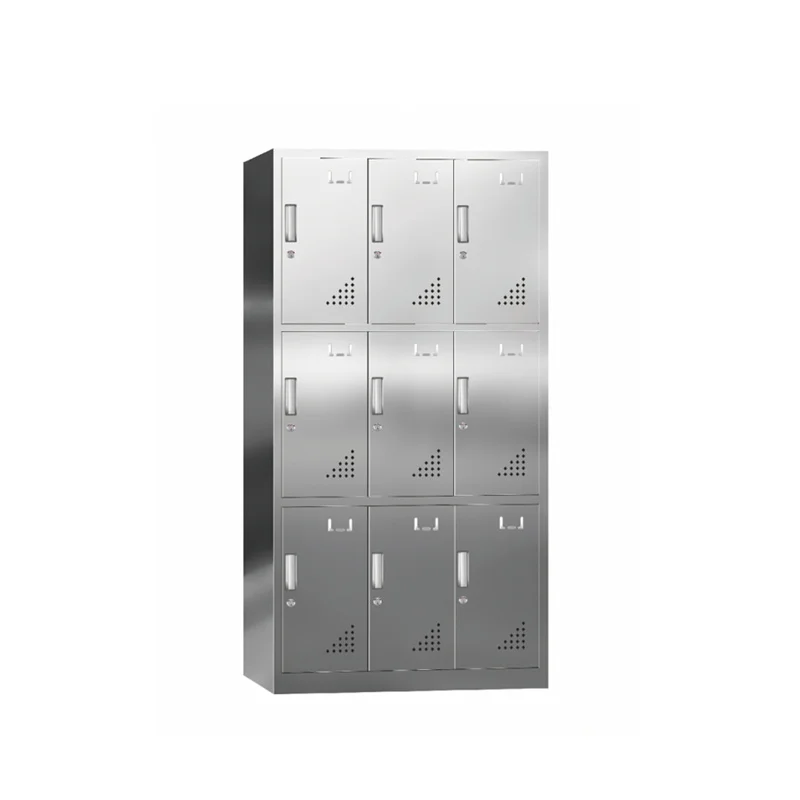 6 door metal cabinet clothing steel armable hanger cupboards locker closet wardrobe