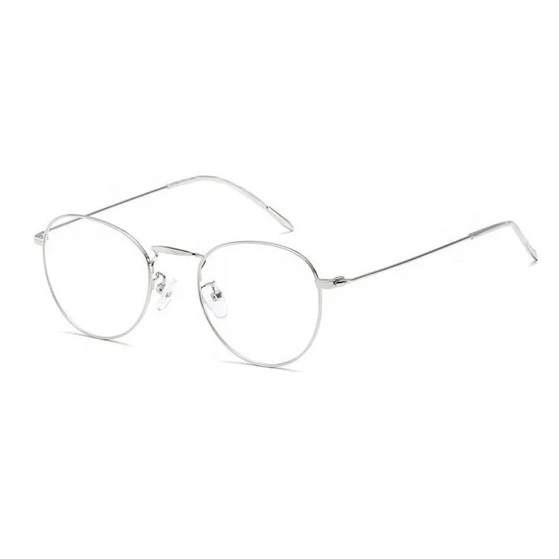 В наличии металлические Ретро Винтажные оптические очки в круглой оправе