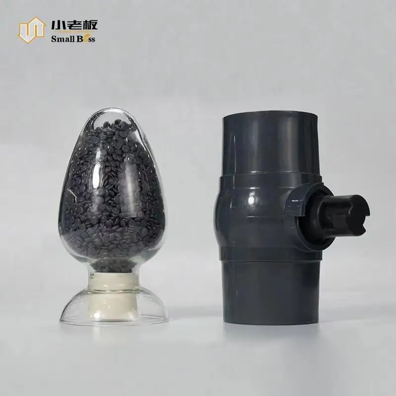 PVC material upvc pipe fittings virgin  pvc granules particle pvc pellet compound for injection Grade
