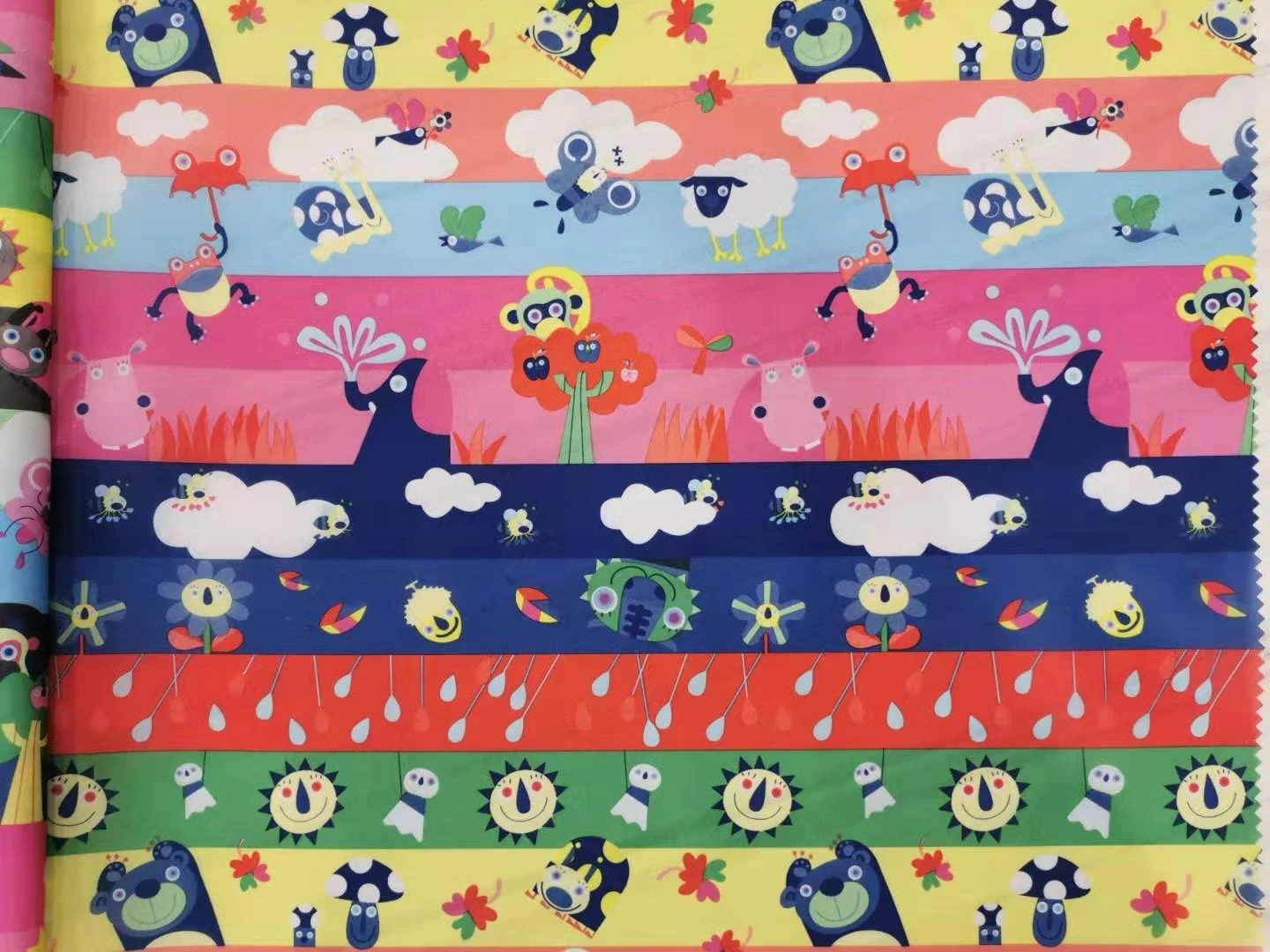 8KG Taffeta Print For Kids Down Jacket