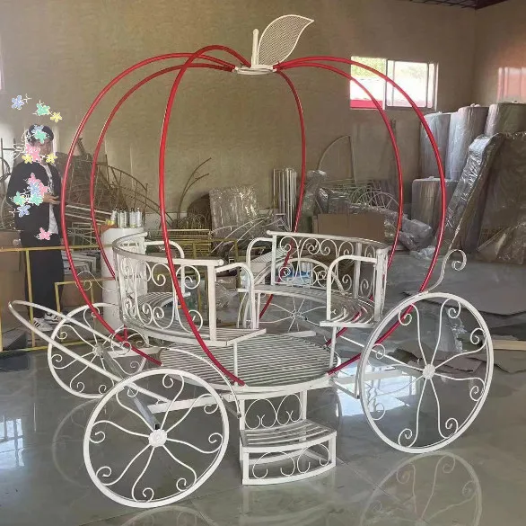 Wedding Carriage Elegant Event Decoration Cinderella Pumpkin Carriage