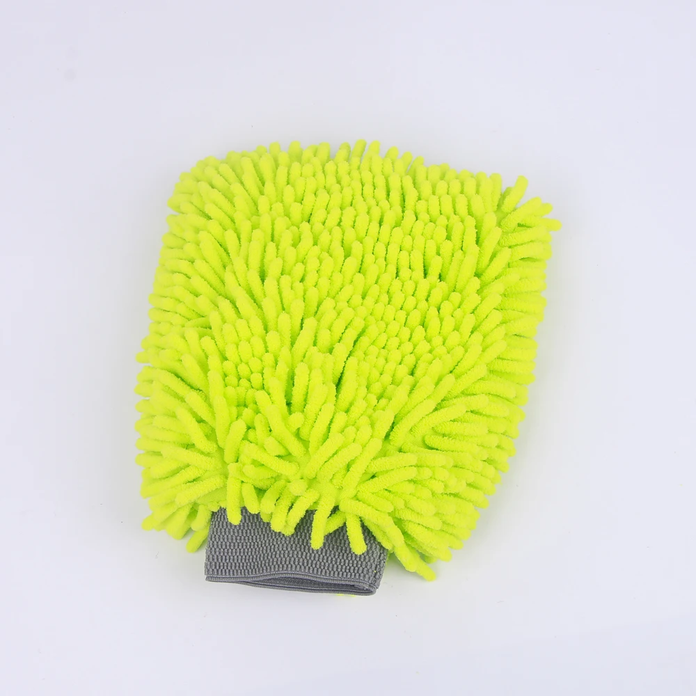 ZM0014 mitt  Direct factory selling microfiber quick dry chenille mitt for car cleaning and house clean hot sale