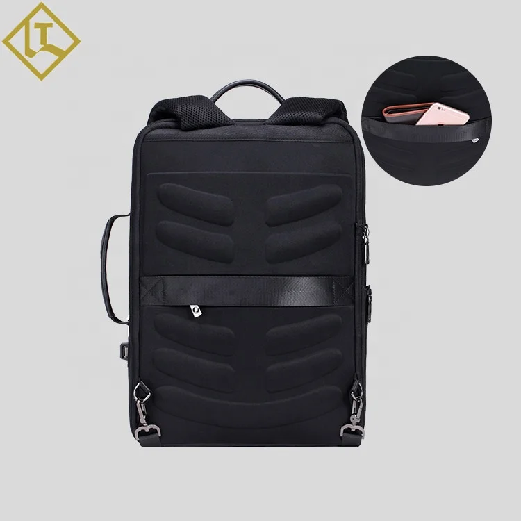 Waterproof laptop anti-theft custom leather rucksack backpack bags travel for men