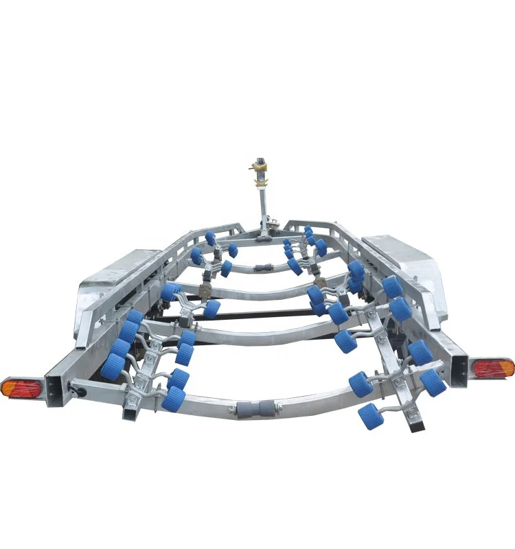 Длинные лодочные прицепы с тремя осями и грузоподъемностью 3500 кг