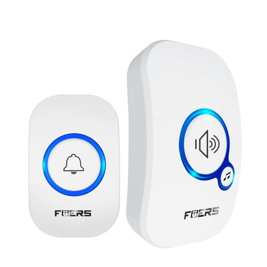 Wireless Doorbell Waterproof 150 Meter Working Range 32 Ringtones Smart Doorbell For Home