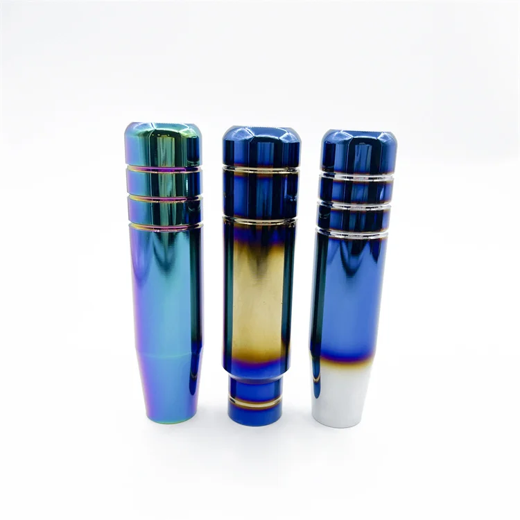 Motorsport Burnt Blue Titanium Aluminium Shift Gear Knob