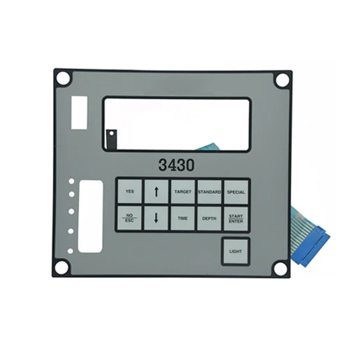 Industrial Application and poly metal dome key material matrix Membrane panel keypad