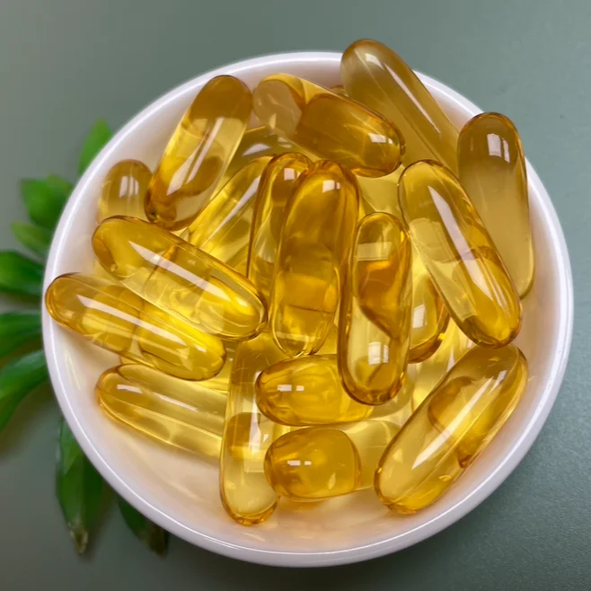 Private Label Vitamin A Vitamin D Cod Liver Oil Omega 3 Softgel Capsules Wholesale Nutritional Supplement