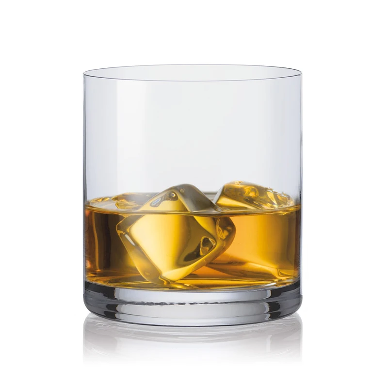 
Wholesale Tea Cylindrical Water Glass Wine Crystal Water Tumblers Glass Bottle Water 