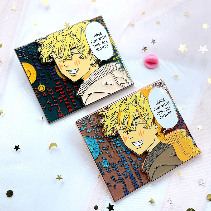 manufacture princess Gold Plating Glitter fantasy translucent sexy beauty Metal Badge custom logo soft hard Enamel Pin