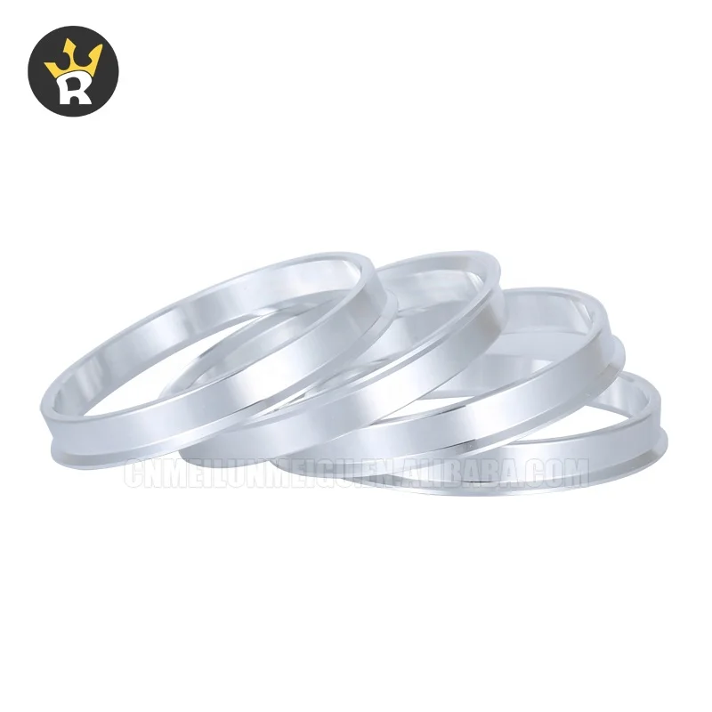 OD 56.1/ 57.1/60.1/63.4/64.1/65.1/66.1/66.6/67.1/72.6/73.1/74.1 High Quality Aluminum Car Wheel Spacer Hub Centric Rings
