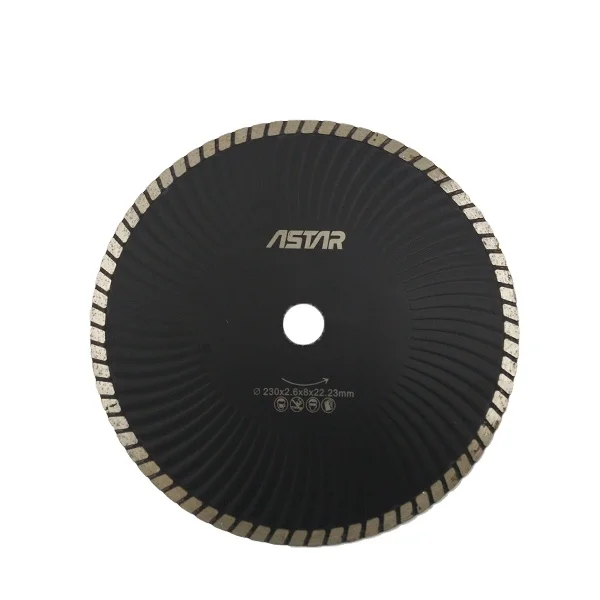 granite concrete diamond circular turbo wave saw blade