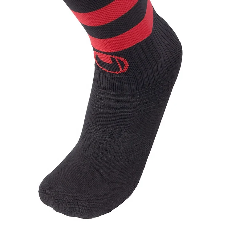 Оптовая продажа, спортивные носки, Длинные мужские Противоскользящие дезодорирующие длинные футбольные носки