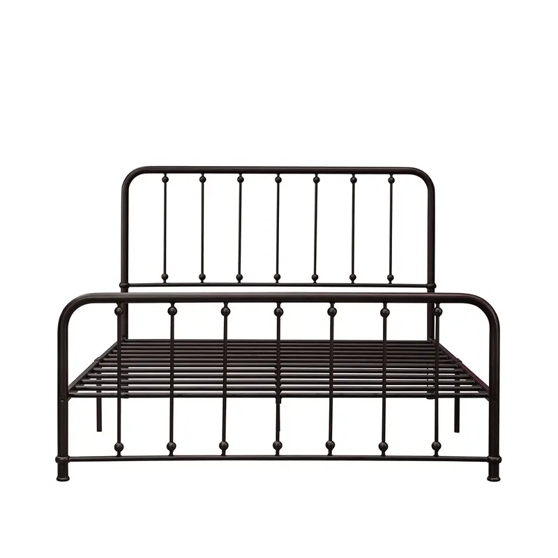 Classic Design Augustine Standard Metal Bed Wholesale Iron Bed Frame for Sale
