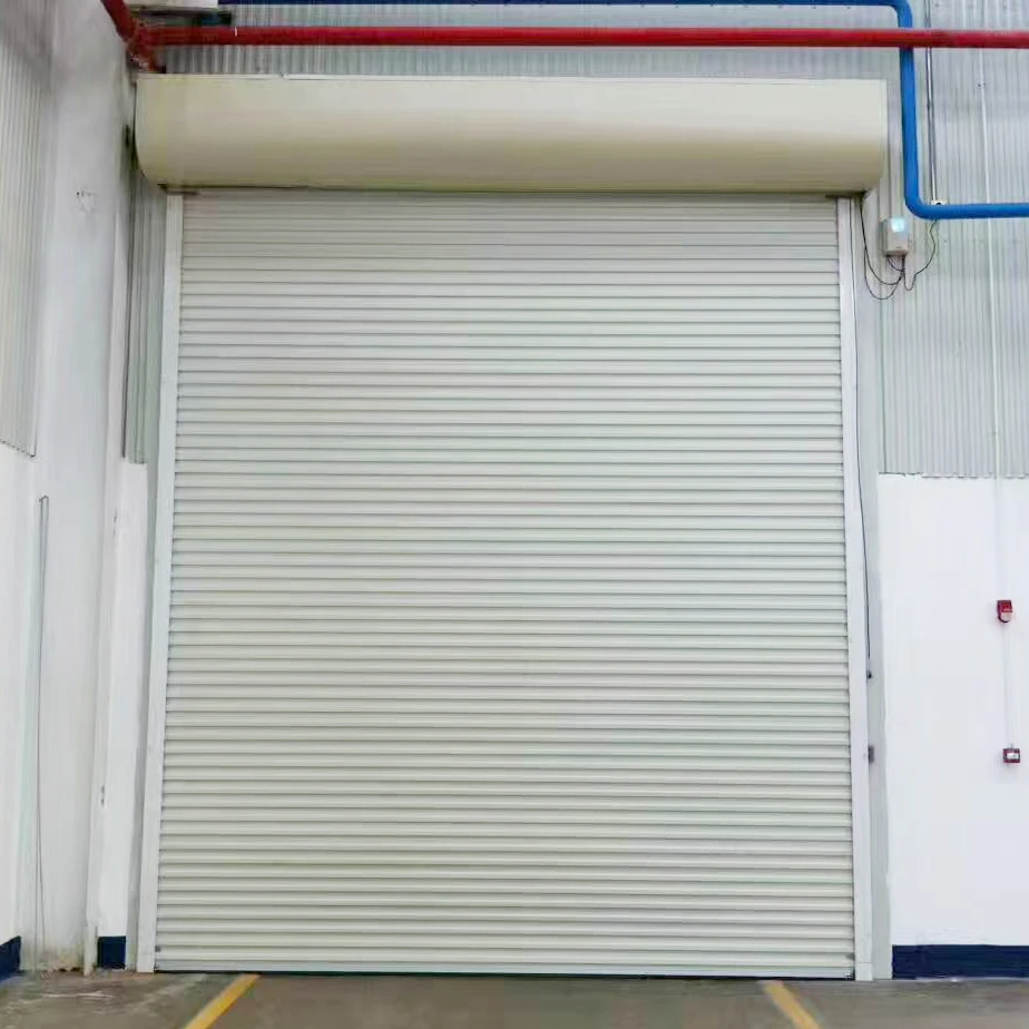 Electric Vertical Roller Shutter Automatic Aluminum Roll Up Door With Tube Motor