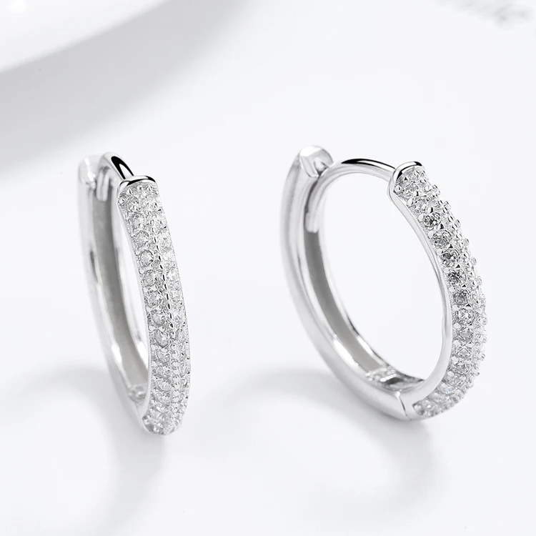 pendientes aro de circonia korean big stainless steel indian jewelry  jewellery 18k gold plated hoops zircon earrings