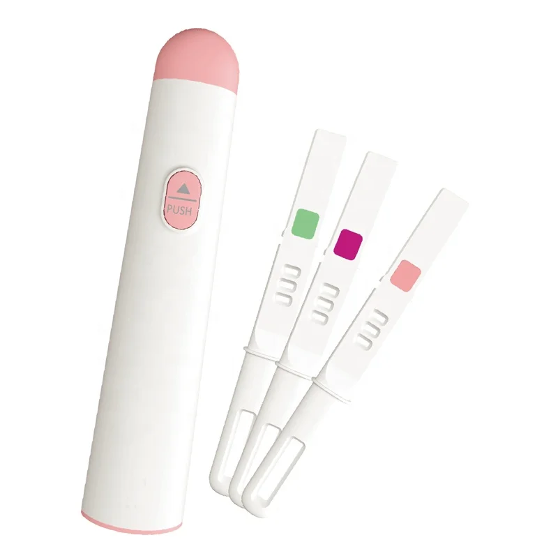 Digital Pregnancy Test Pen HCG Midstream Showing Pregnant Week Indicator