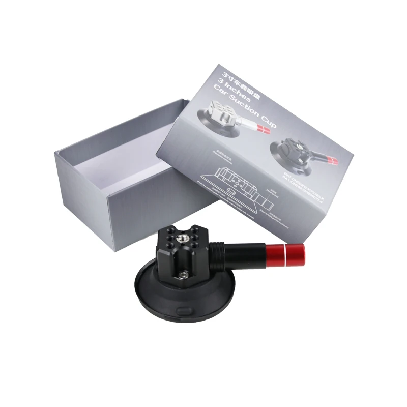 Yuanyu Car Camera 3 Inches Pump-actived Vacuum Suction Cup Mount Accessories for Gopro 11 10 9 8 7 6 5 4
