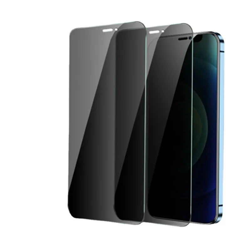 Anti Spy Peep Privacy Screen Protector Privacy Full Coverage Tempered Glass Screen Protector For iPhone 14 13 12 11 XR 8 7